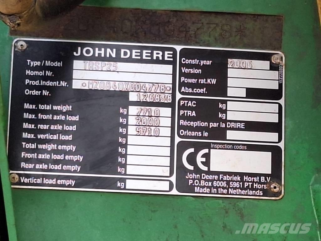 John Deere 840 Ťahané postrekovače