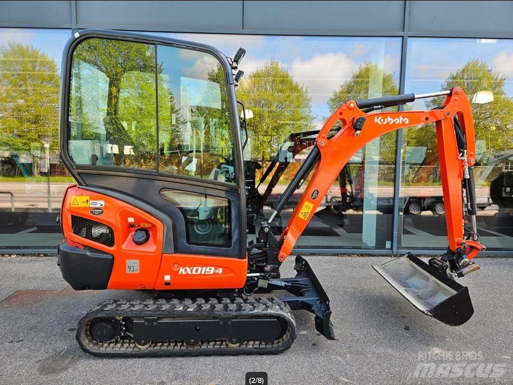 Kubota KX 019-4 Mini rýpadlá < 7t