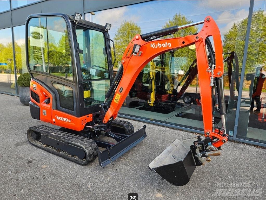 Kubota KX 019-4 Mini rýpadlá < 7t