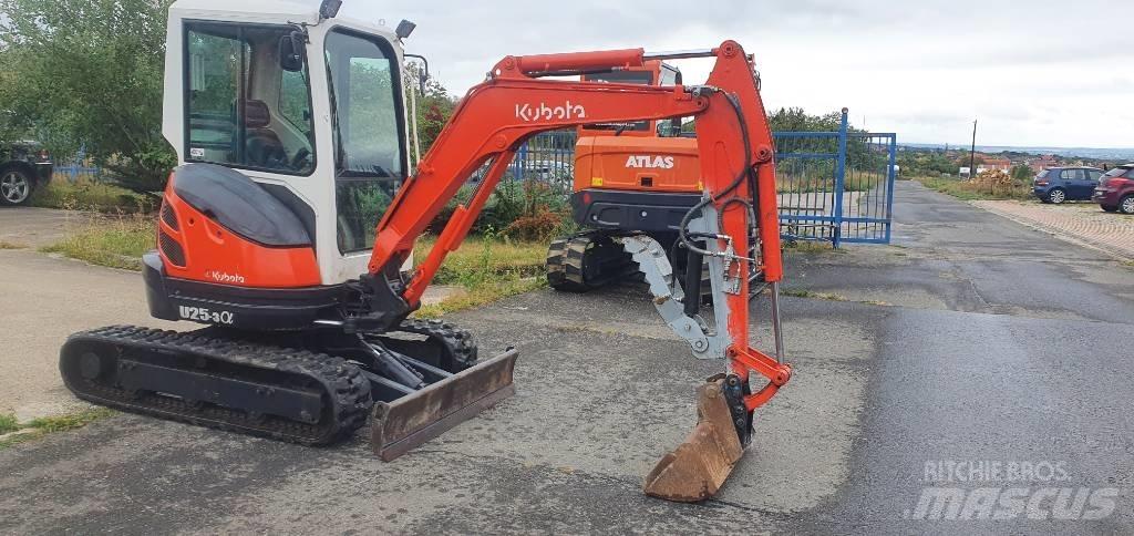 Kubota U 25-3 Mini rýpadlá < 7t