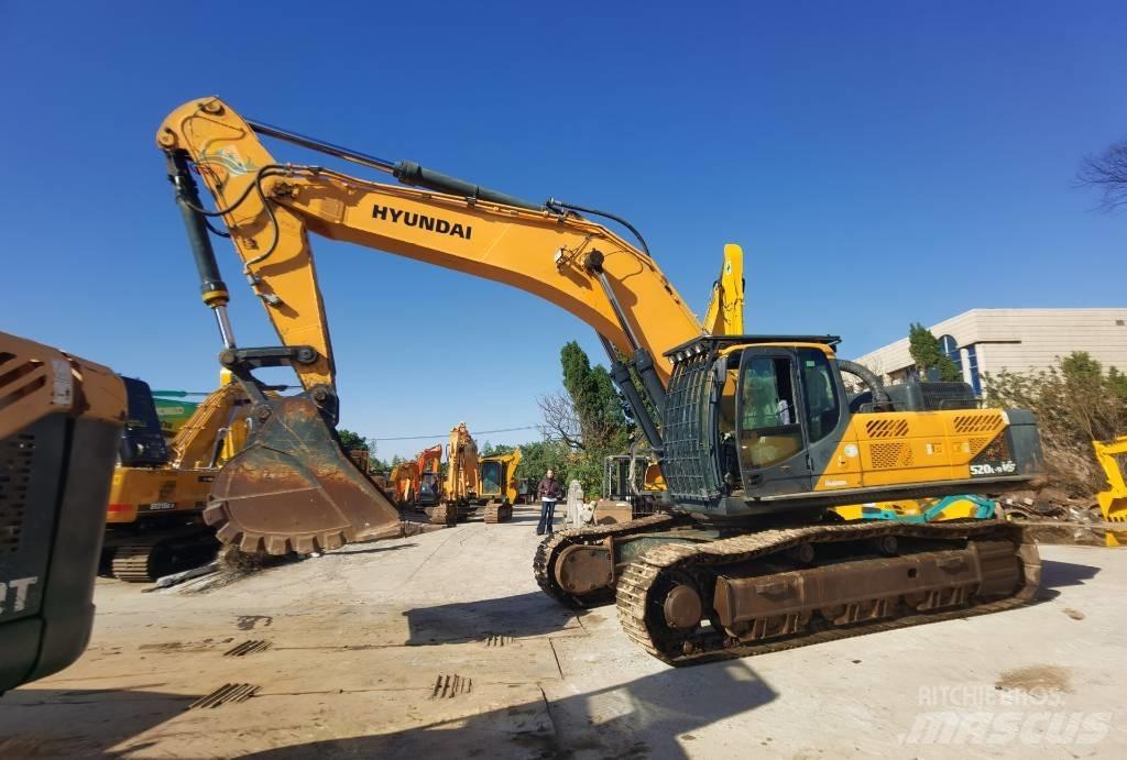 Hyundai 520L-9 VS Pásové rýpadlá
