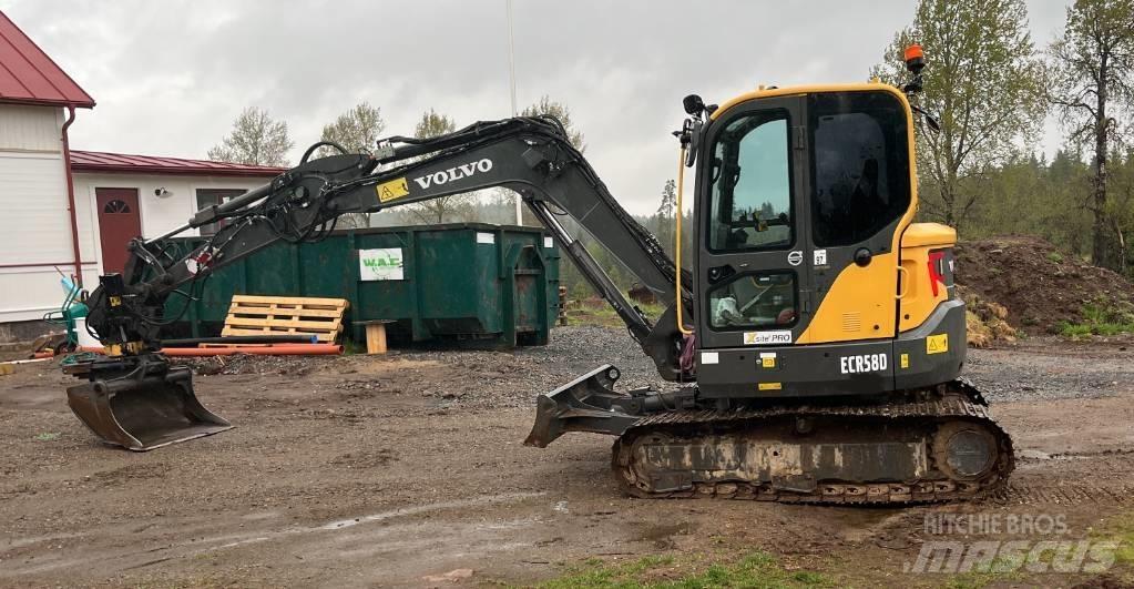 Volvo ECR 58 D Mini rýpadlá < 7t
