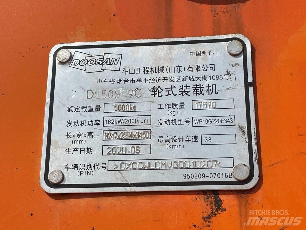 Doosan DL 505 Kolesové nakladače