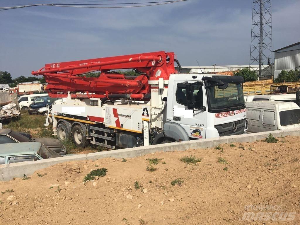 Betonstar 37M-4Z Nákladné autá s čerpadlami betónu