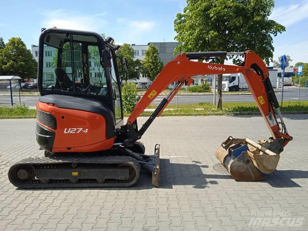 Kubota U 27-4 Mini rýpadlá < 7t