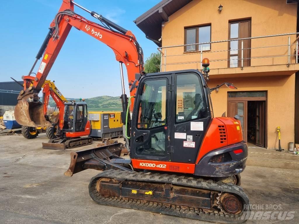 Kubota KX 80-4 Midi rýpadlá 7 t - 12 t