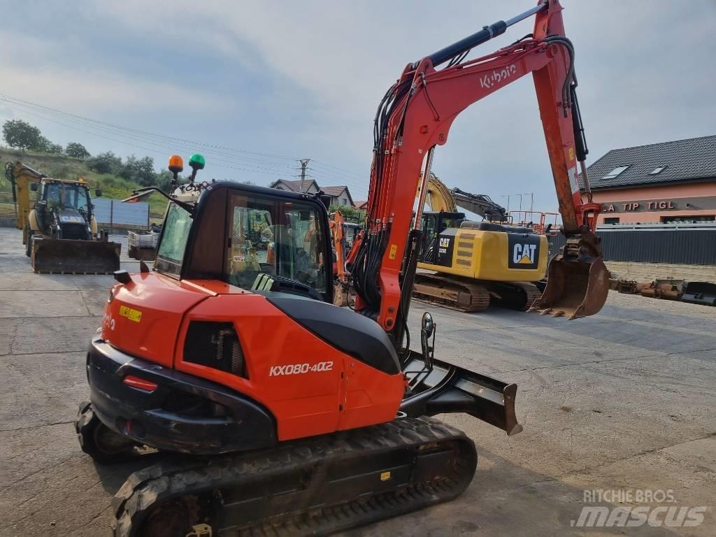 Kubota KX 80-4 Midi rýpadlá 7 t - 12 t