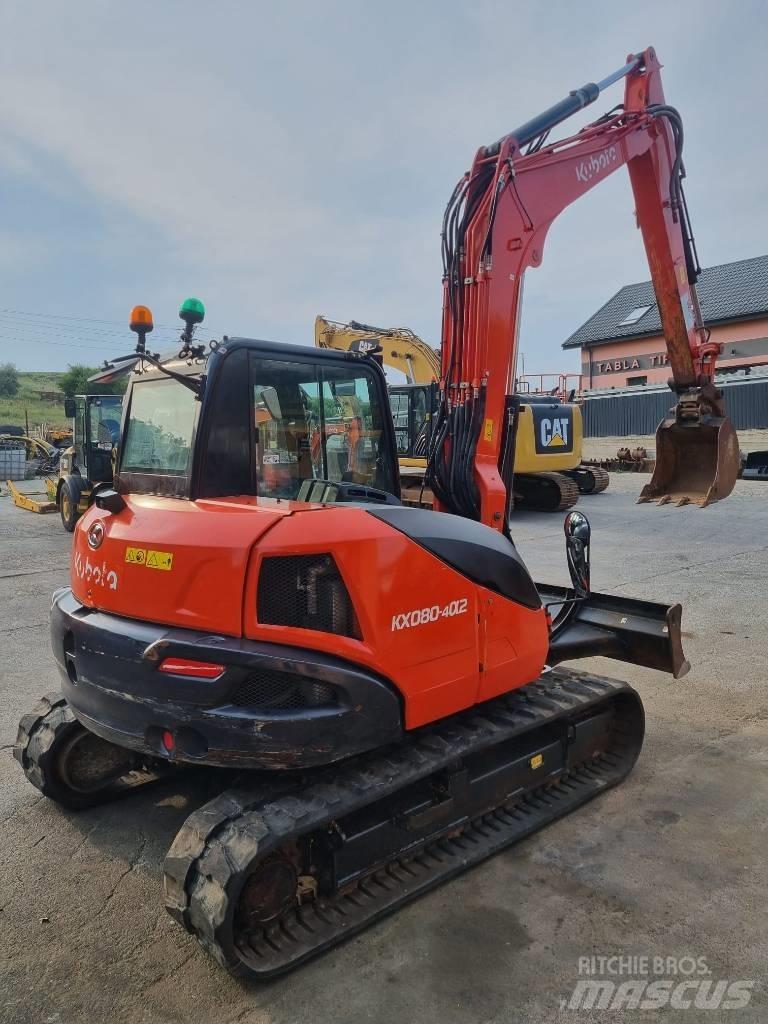 Kubota KX 80-4 Midi rýpadlá 7 t - 12 t