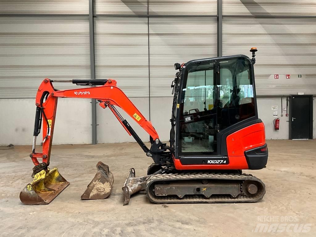 Kubota KX 027-4 Mini rýpadlá < 7t