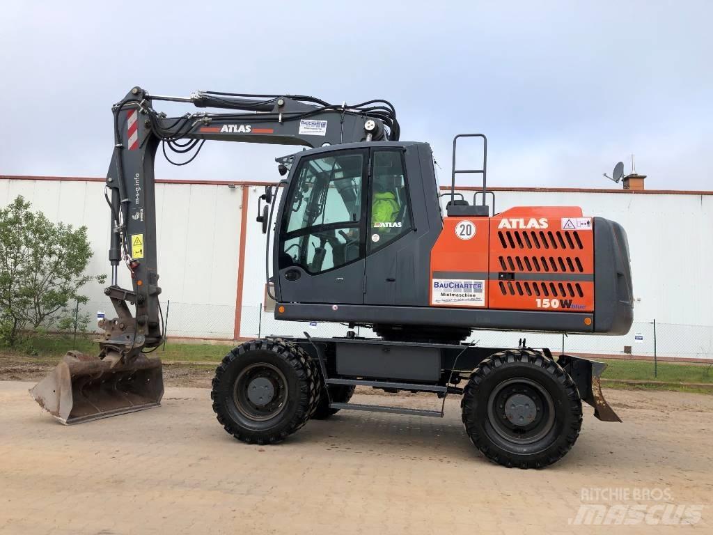 Atlas 150 W Kolesové rýpadlá