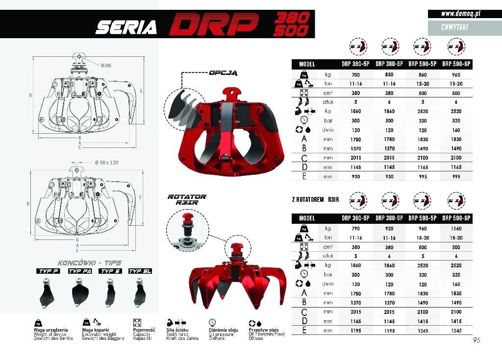  DEMOQ DRP300-5P Frézy, nožnice