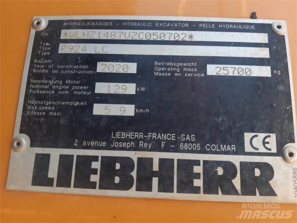Liebherr R924 Pásové rýpadlá