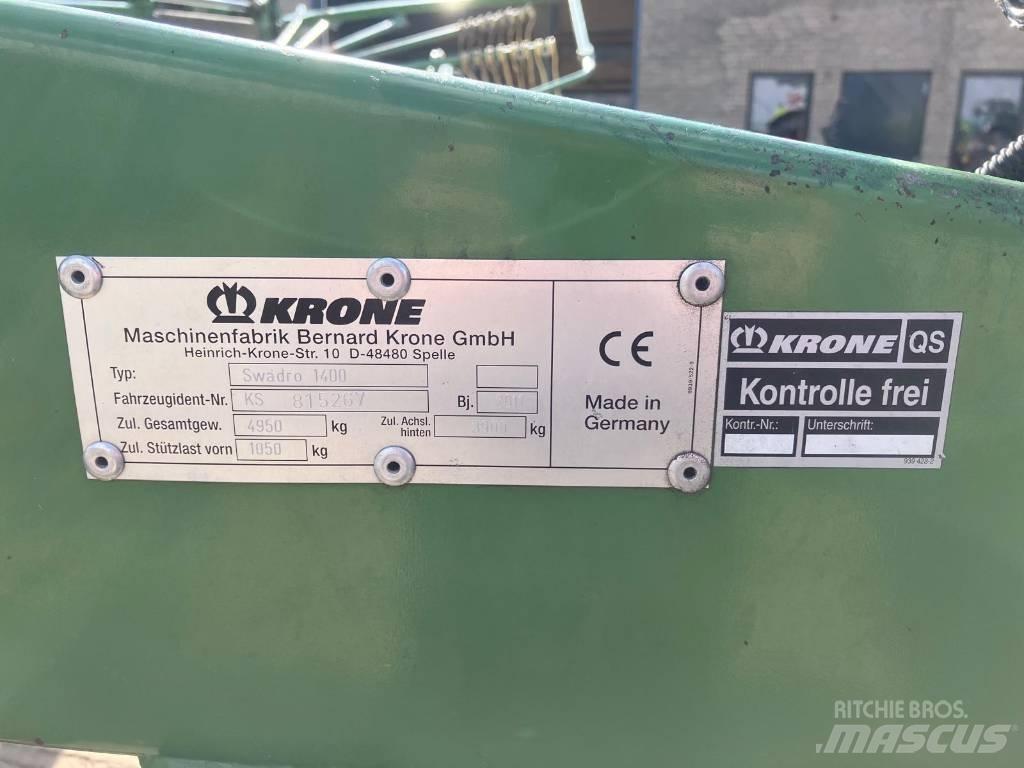 Krone Swadro 1400 Riadkovače