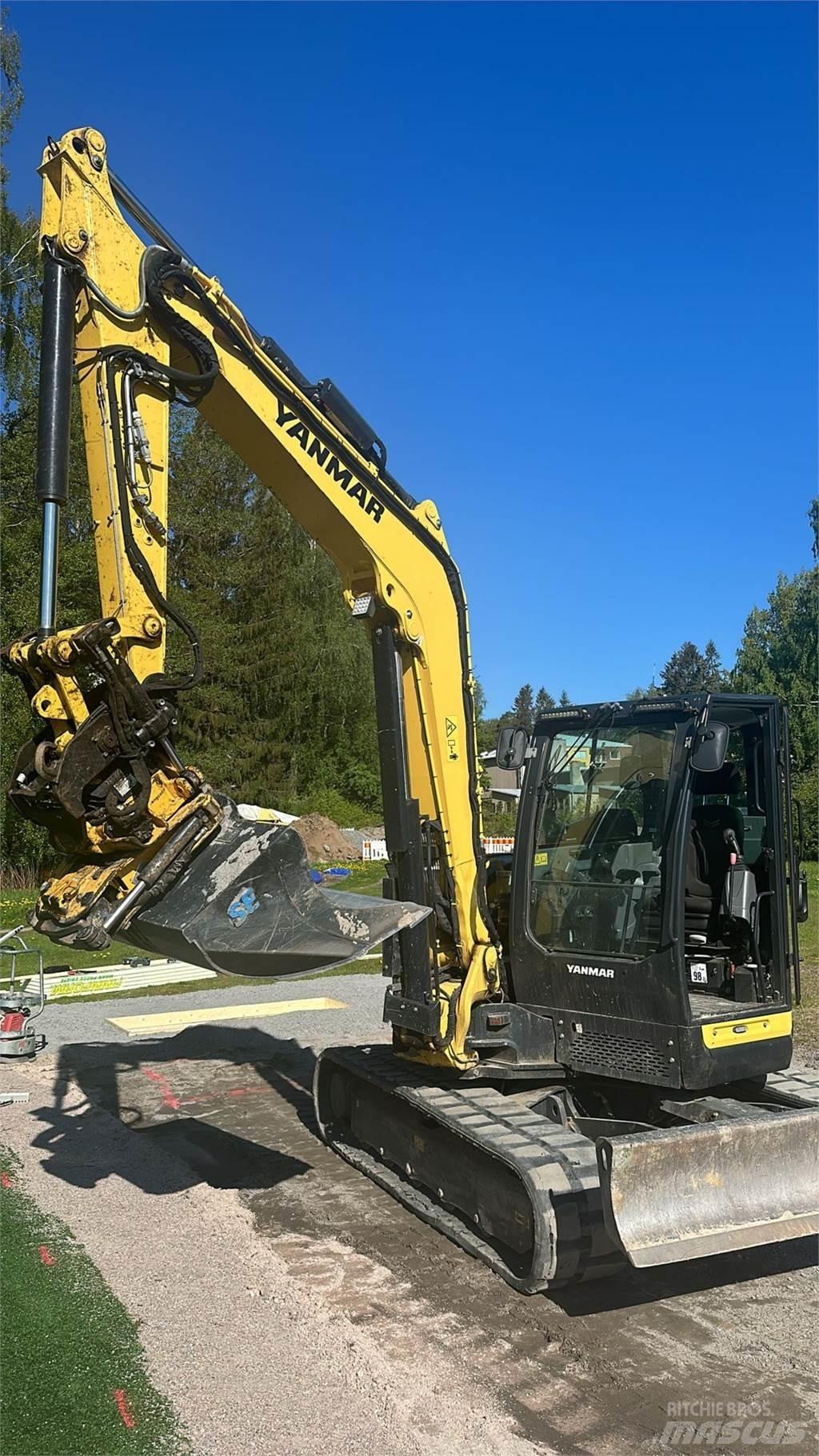 Yanmar Vio 80-1A Midi rýpadlá 7 t - 12 t