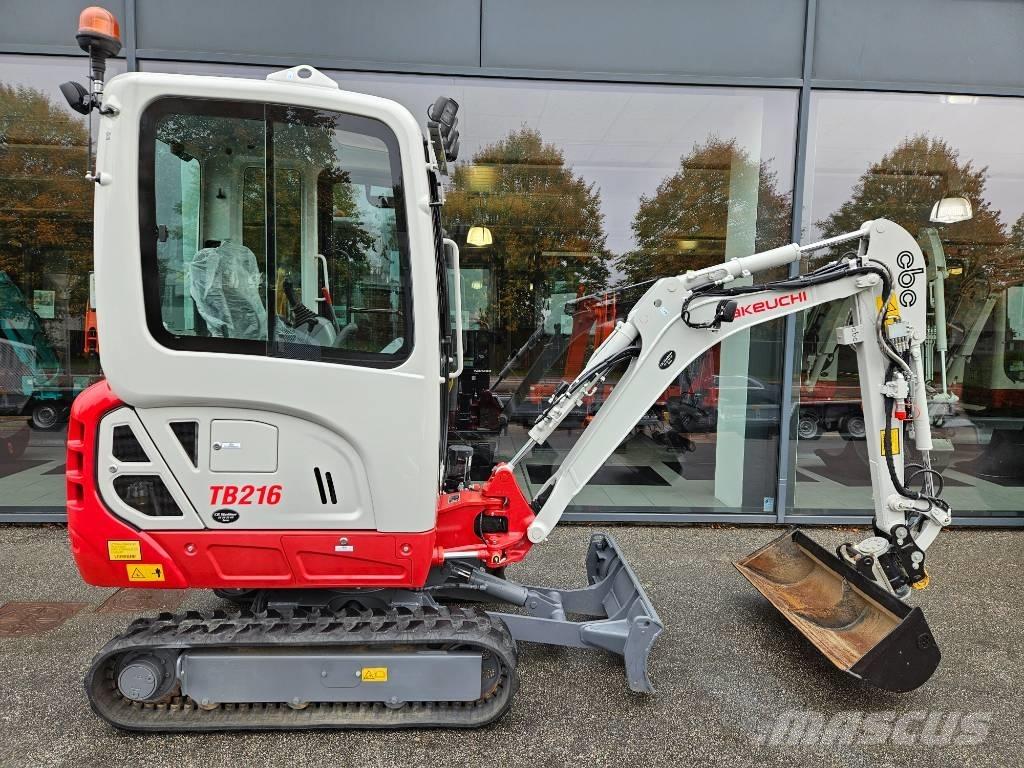 Takeuchi TB 216 Mini rýpadlá < 7t