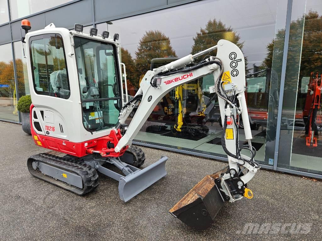 Takeuchi TB 216 Mini rýpadlá < 7t