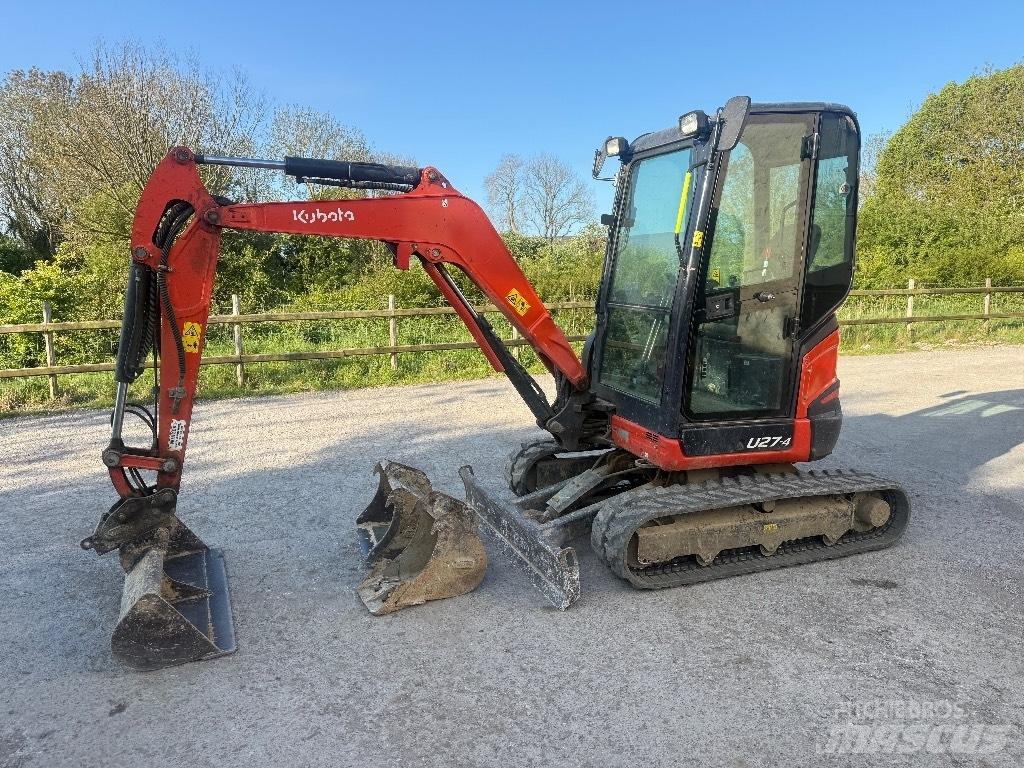 Kubota U 27-4 Mini rýpadlá < 7t