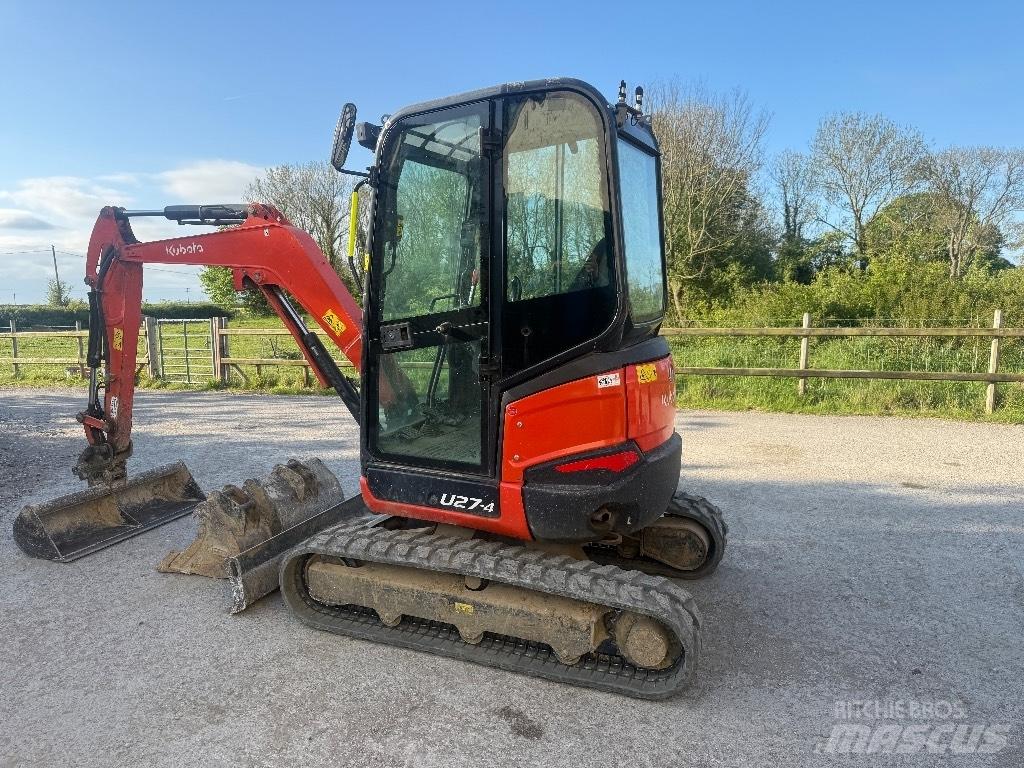 Kubota U 27-4 Mini rýpadlá < 7t