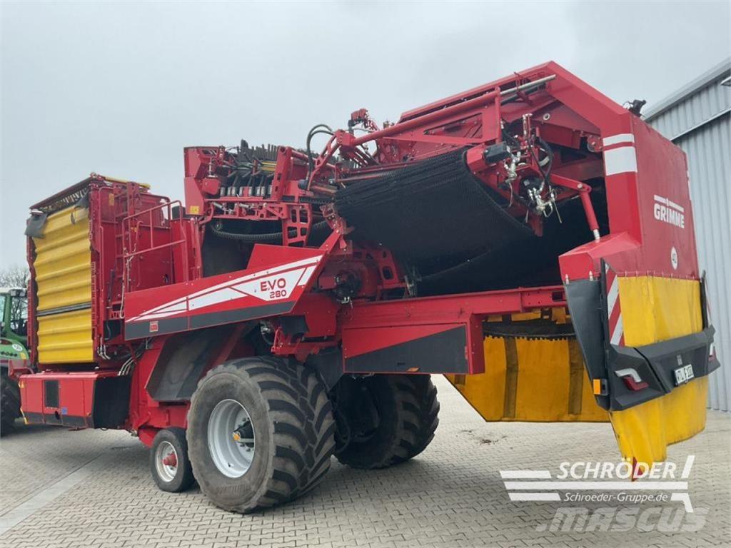 Grimme EVO 280 Zemiakové kombajny