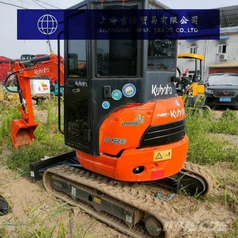 Kubota U 20 Mini rýpadlá < 7t