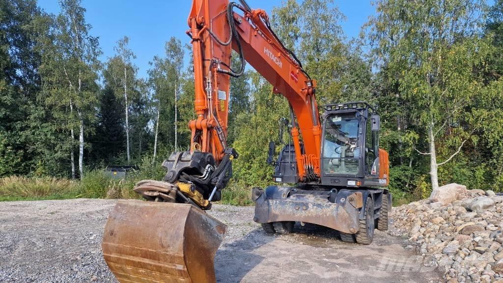 Hitachi ZX 170 W-6 Kolesové rýpadlá