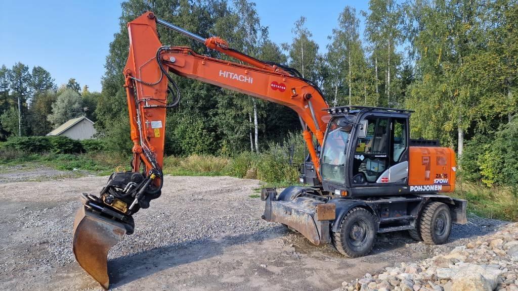 Hitachi ZX 170 W-6 Kolesové rýpadlá