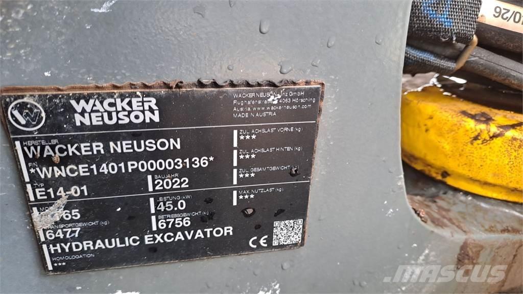 Wacker Neuson ET65 Pásové rýpadlá