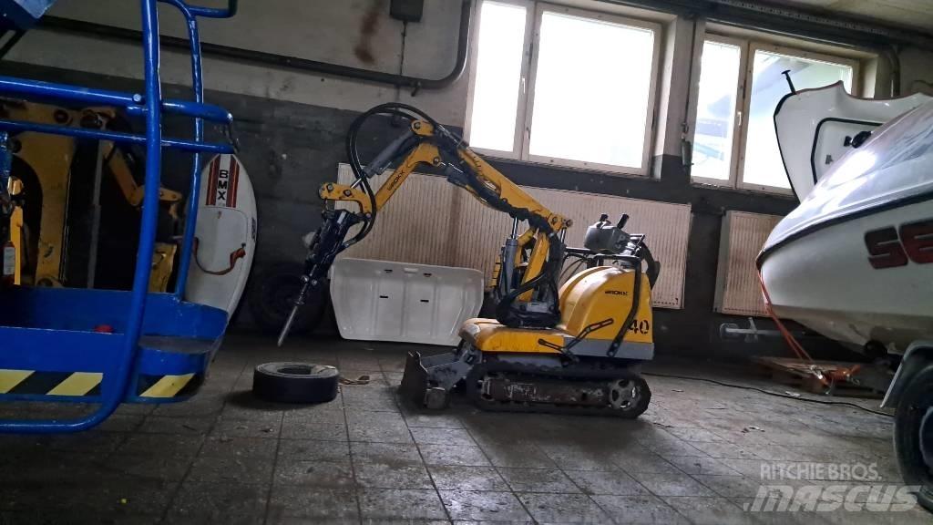 Brokk 40 Mini rýpadlá < 7t