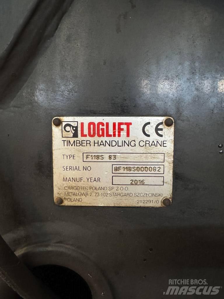 Loglift 118 S T Lesnícke žeriavy