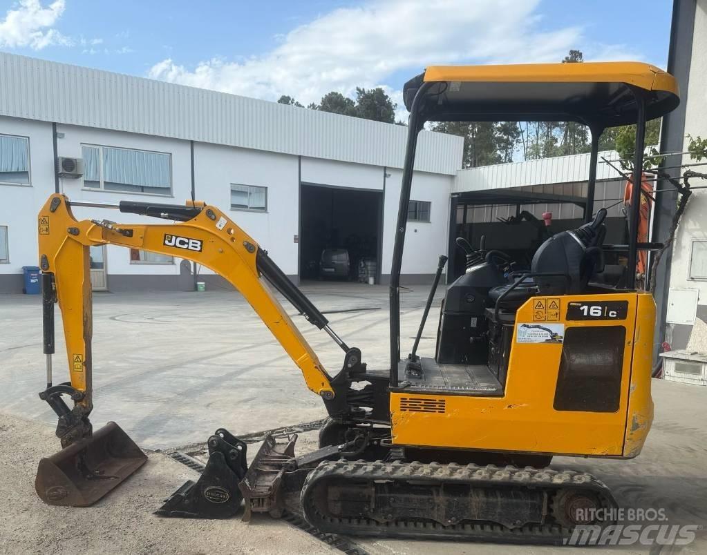 JCB 16 C-1 Mini rýpadlá < 7t