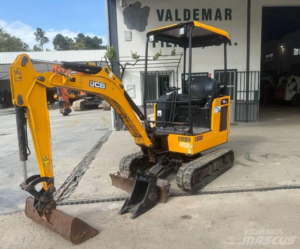 JCB 16 C-1 Mini rýpadlá < 7t