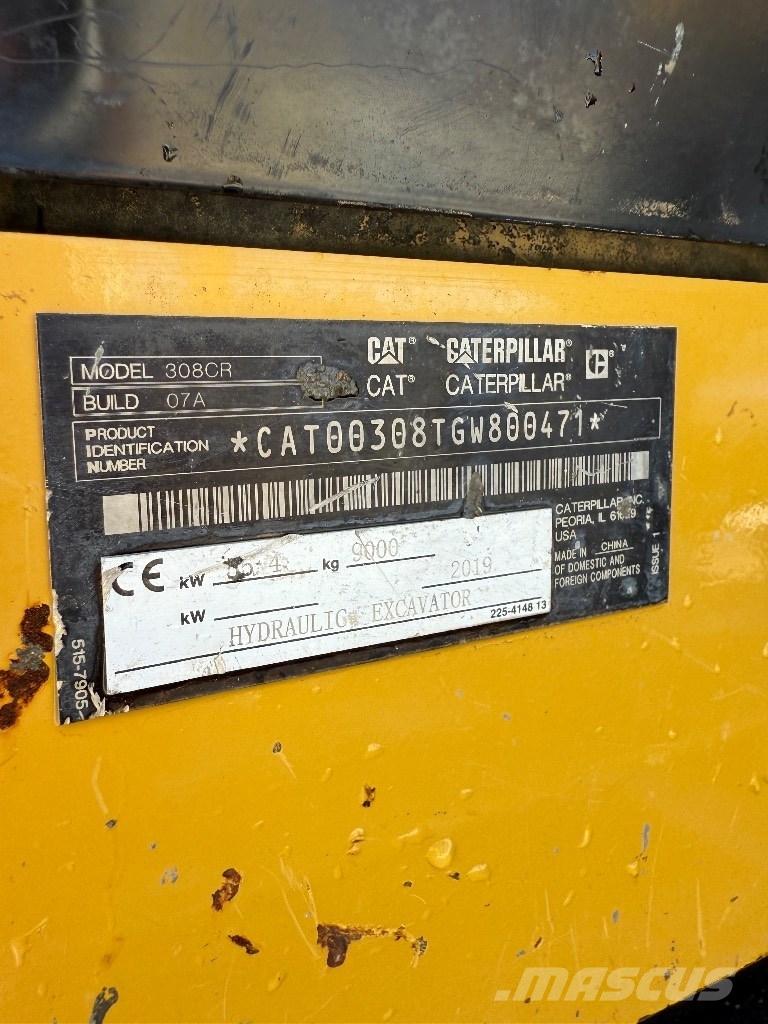CAT 308 CR Midi rýpadlá 7 t - 12 t