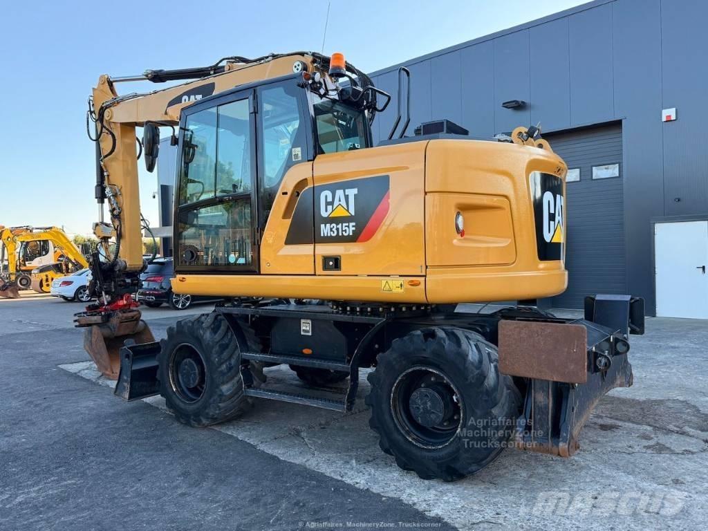 CAT M315F Kolesové rýpadlá