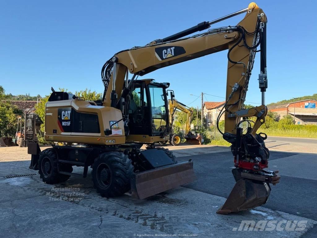 CAT M315F Kolesové rýpadlá