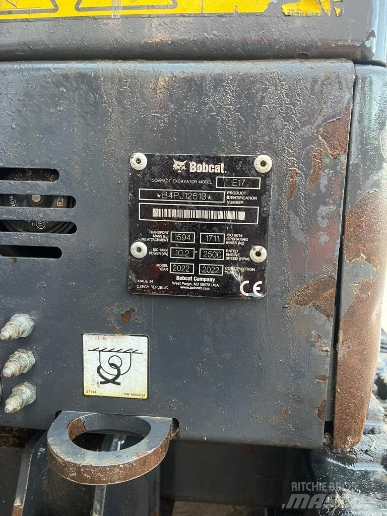 Bobcat E 17 Mini rýpadlá < 7t