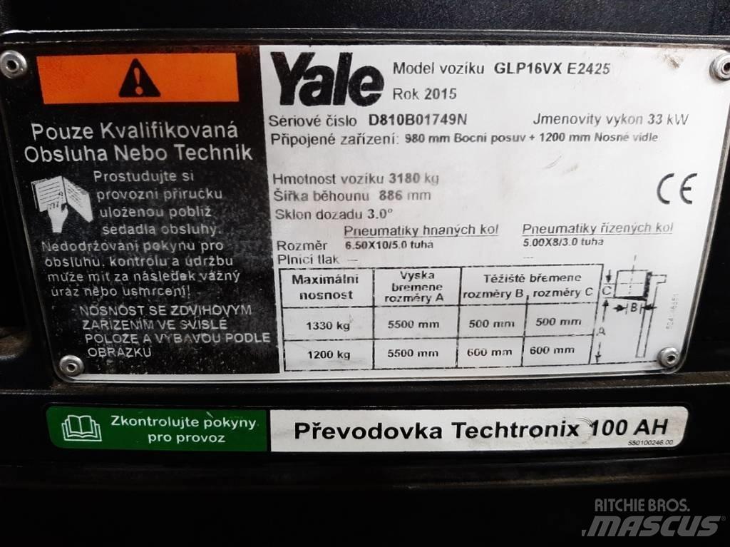 Yale GLP16VX LPG vozíky