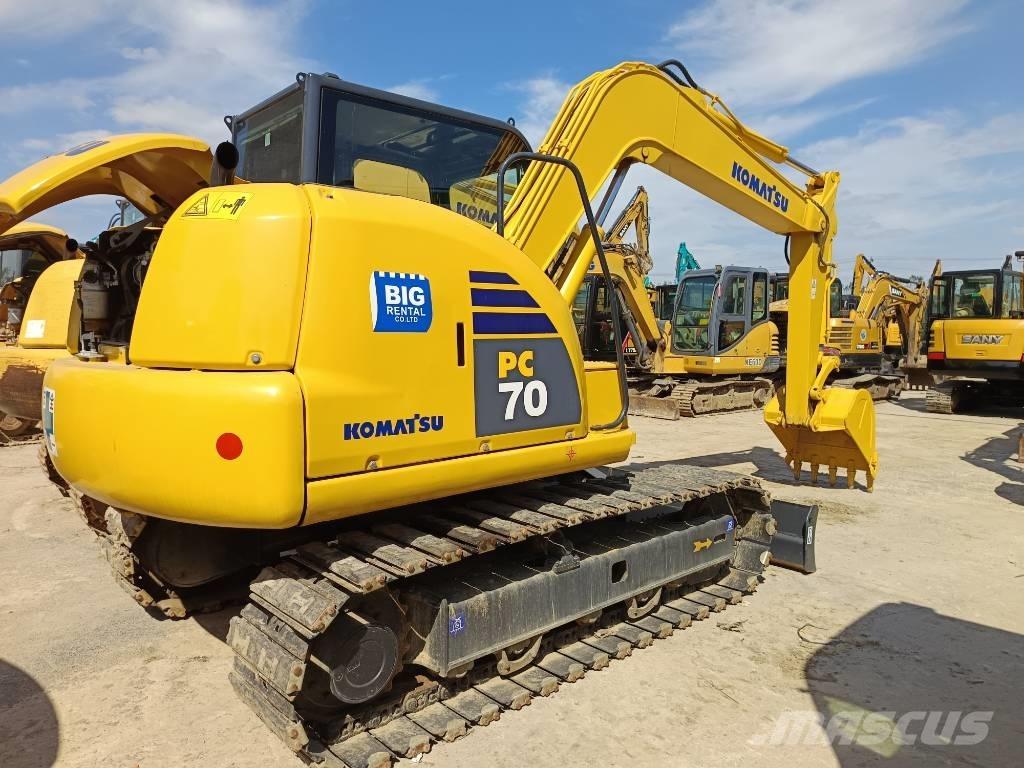 Komatsu PC 70 Midi rýpadlá 7 t - 12 t