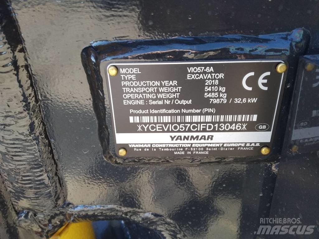 Yanmar Vio 57 Mini rýpadlá < 7t