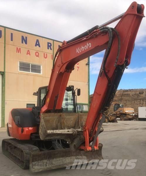 Kubota KX 080-4 Midi rýpadlá 7 t - 12 t
