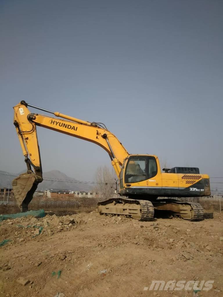 Hyundai 335lc-9s Pásové rýpadlá