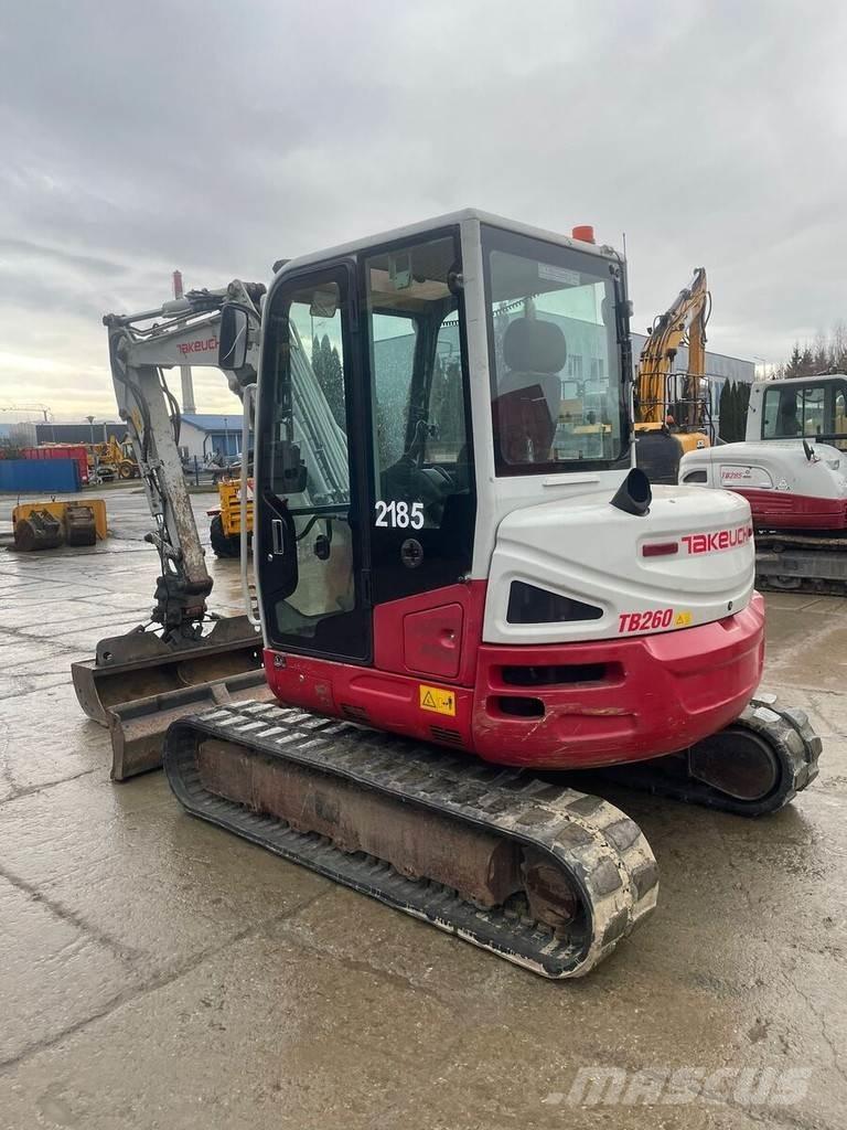 Takeuchi TB260 Mini rýpadlá < 7t