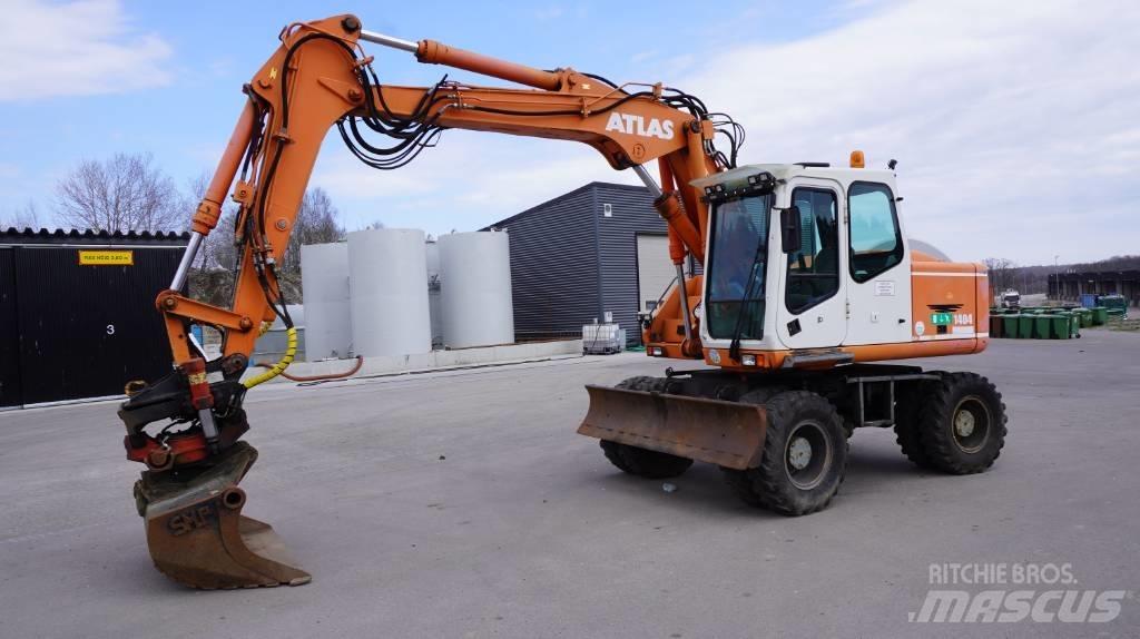 Atlas 1404  Retrade Kolesové rýpadlá