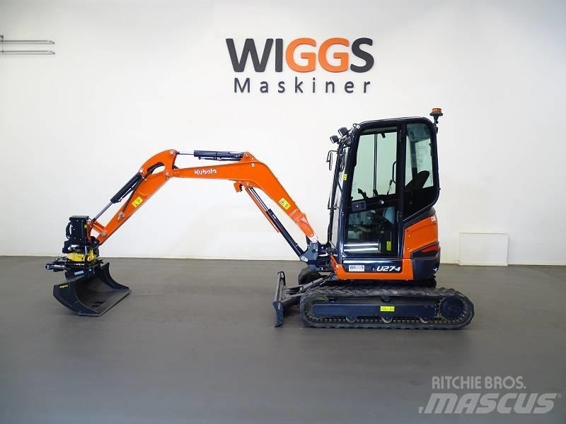 Kubota U 27-4 Mini rýpadlá < 7t