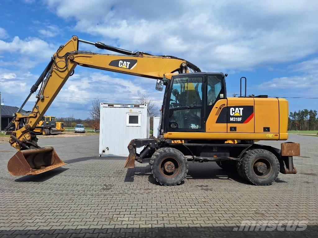 CAT M 318 F Kolesové rýpadlá