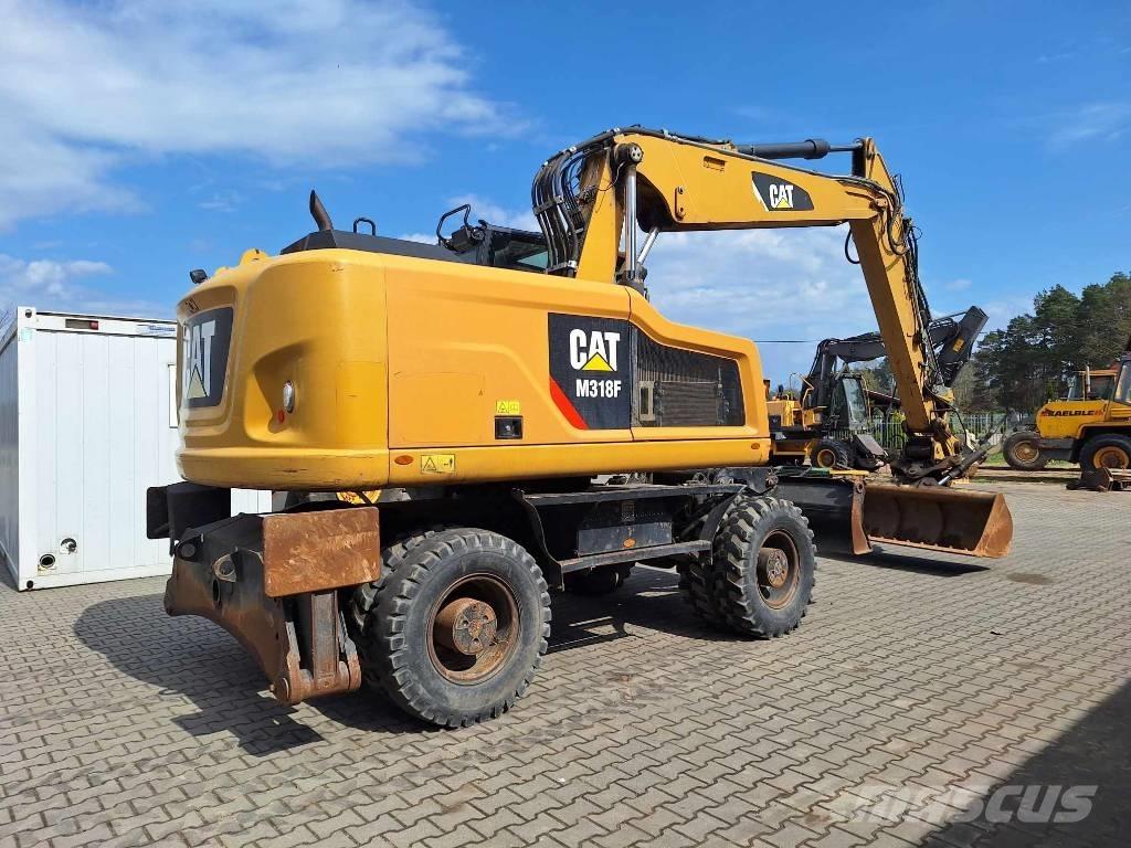 CAT M 318 F Kolesové rýpadlá