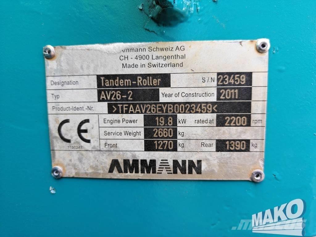 Ammann AV 26-2 Tandemové valce
