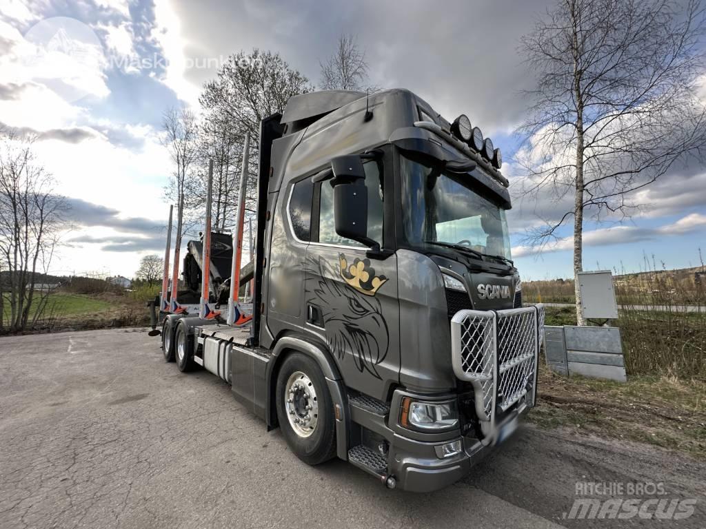 Scania R 730 Nákladné vozidlá na prepravu dreva