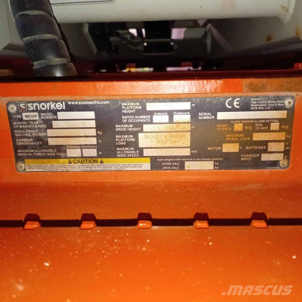 Snorkel S 3219 E Nožnicové zdvíhacie plošiny