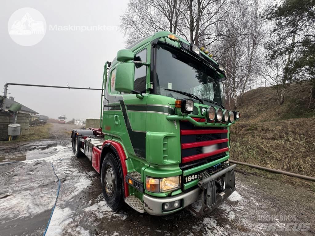 Scania R 164-580 Hákový nosič kontajnerov