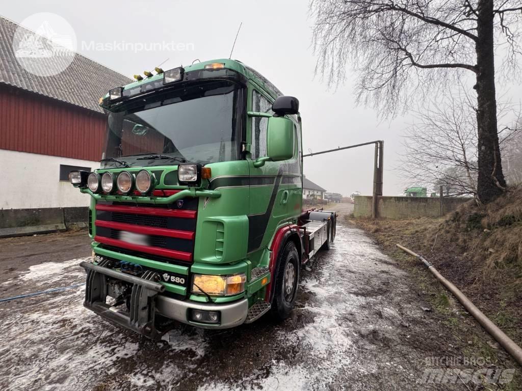Scania R 164-580 Hákový nosič kontajnerov